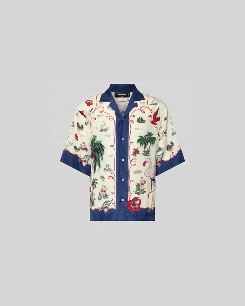 Dsquared2 Regular Fit Freizeithemd mit Knopfleiste Offwhite