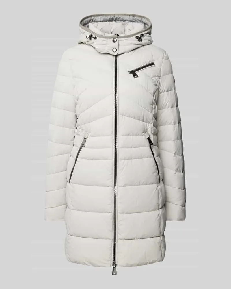 Gil Bret Steppmantel mit Reißverschlusstaschen Kitt