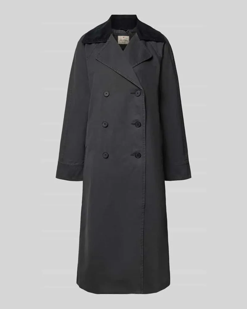 Levi's Regular Fit Mantel mit Reverskragen Modell 'Bree Black
