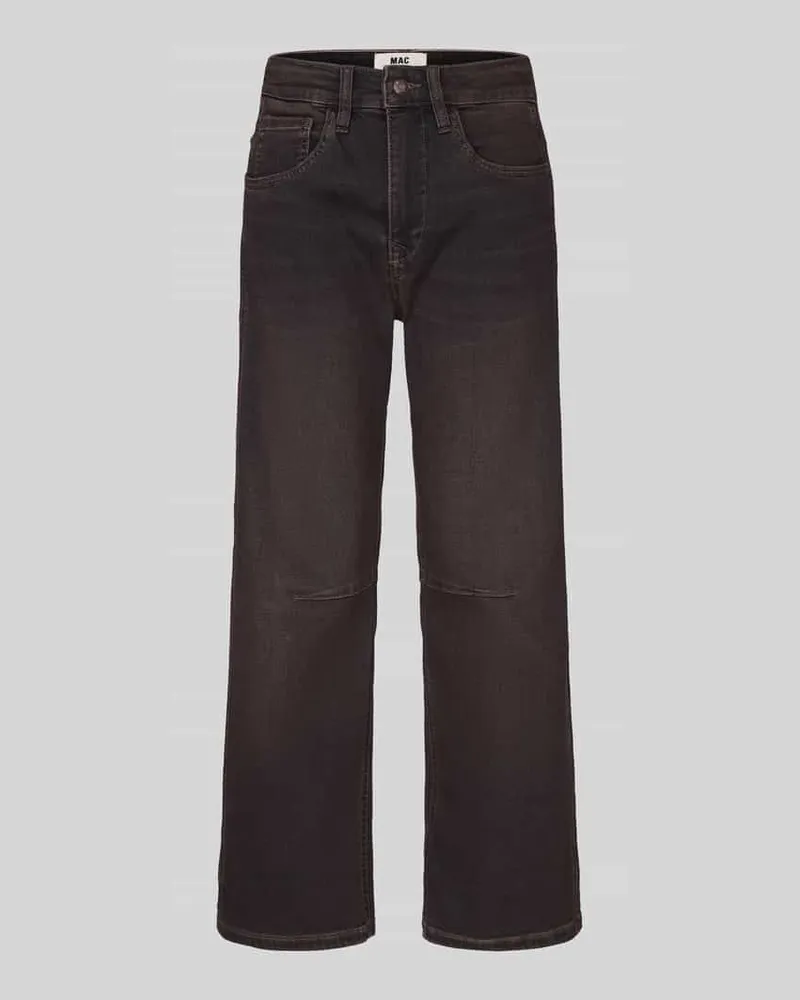 MAC Jeans Barrel Jeans aus Baumwoll-Mix Modell 'OHIO Dunkelbraun