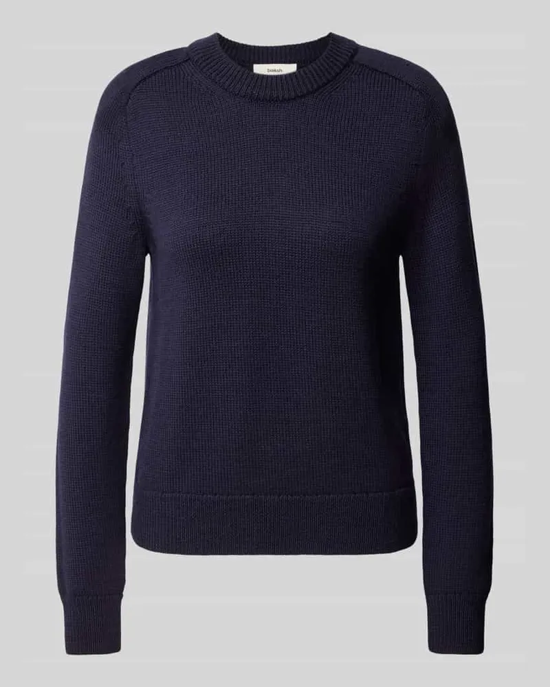ba&sh Regular Fit Strickpullover aus reiner Wolle Modell 'LELYRA Marine