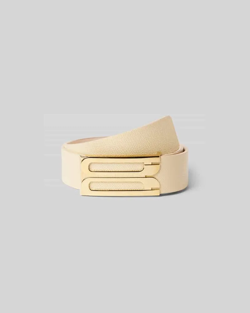 Victoria Beckham Gürtel mit Label-Detail Ecru
