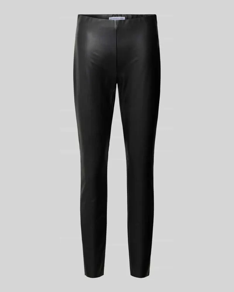 RAFFAELLO ROSSI  Skinny Fit Hose in Leder-Optik Modell 'RESA Black
