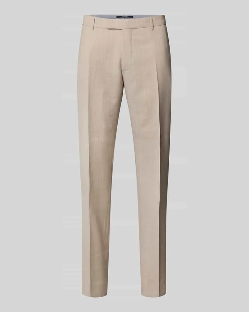 JOOP! Slim Fit Anzughose mit Woll-Anteil Modell 'Blayr Beige