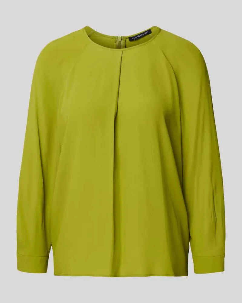 Luisa Cerano Blusenshirt mit Seiden-Anteil Neon