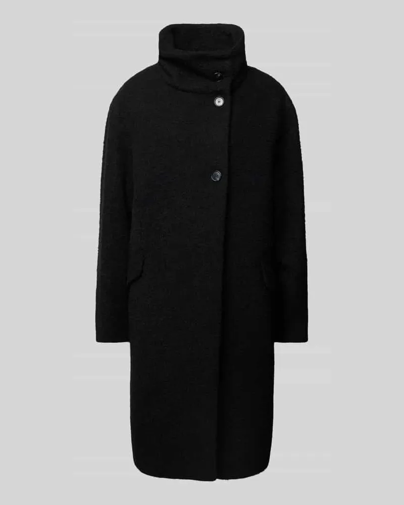 HUGO BOSS Mantel mit Stehkragen Modell 'Coppedea Black