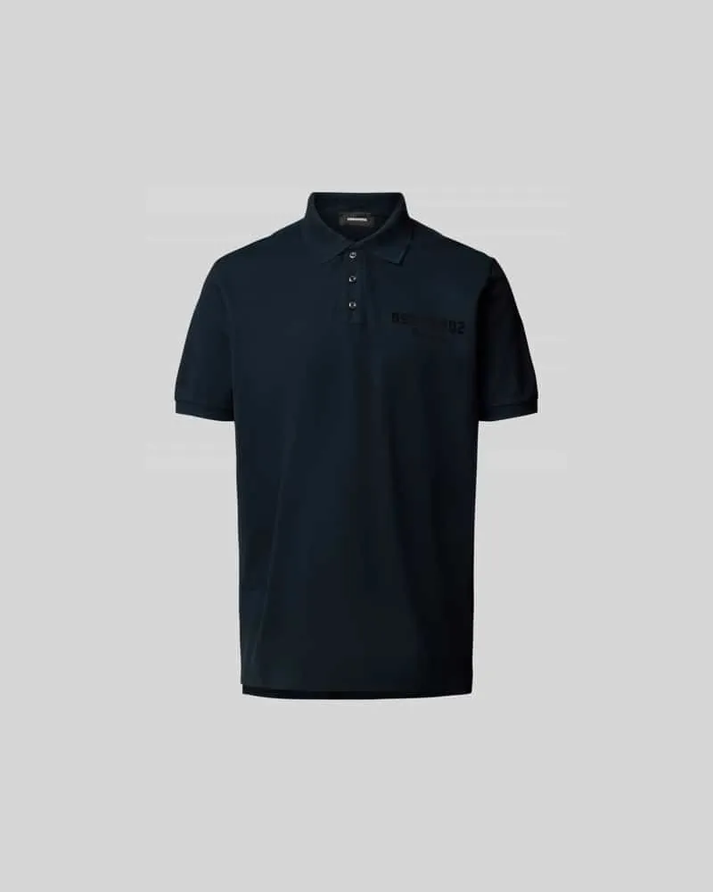 Dsquared2 Poloshirt mit Label-Print Black