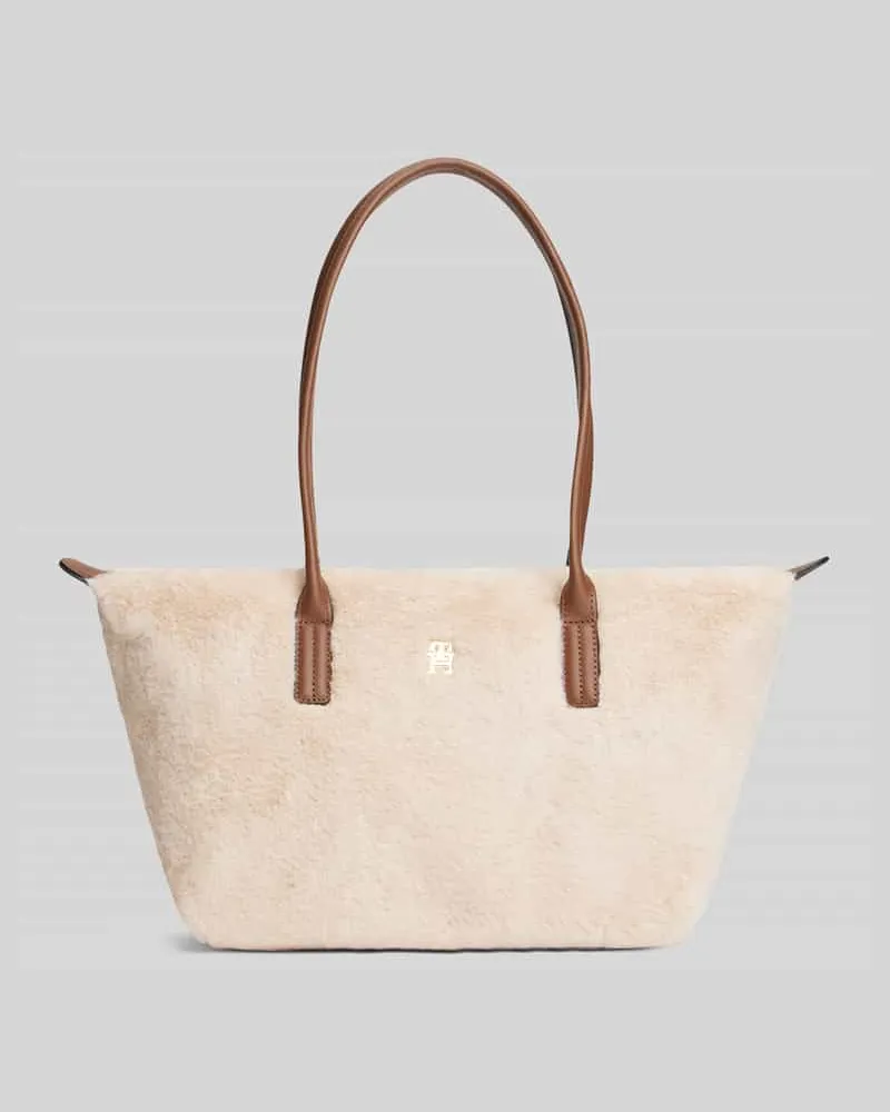 Tommy Hilfiger Henkeltasche mit Logo-Detail Beige