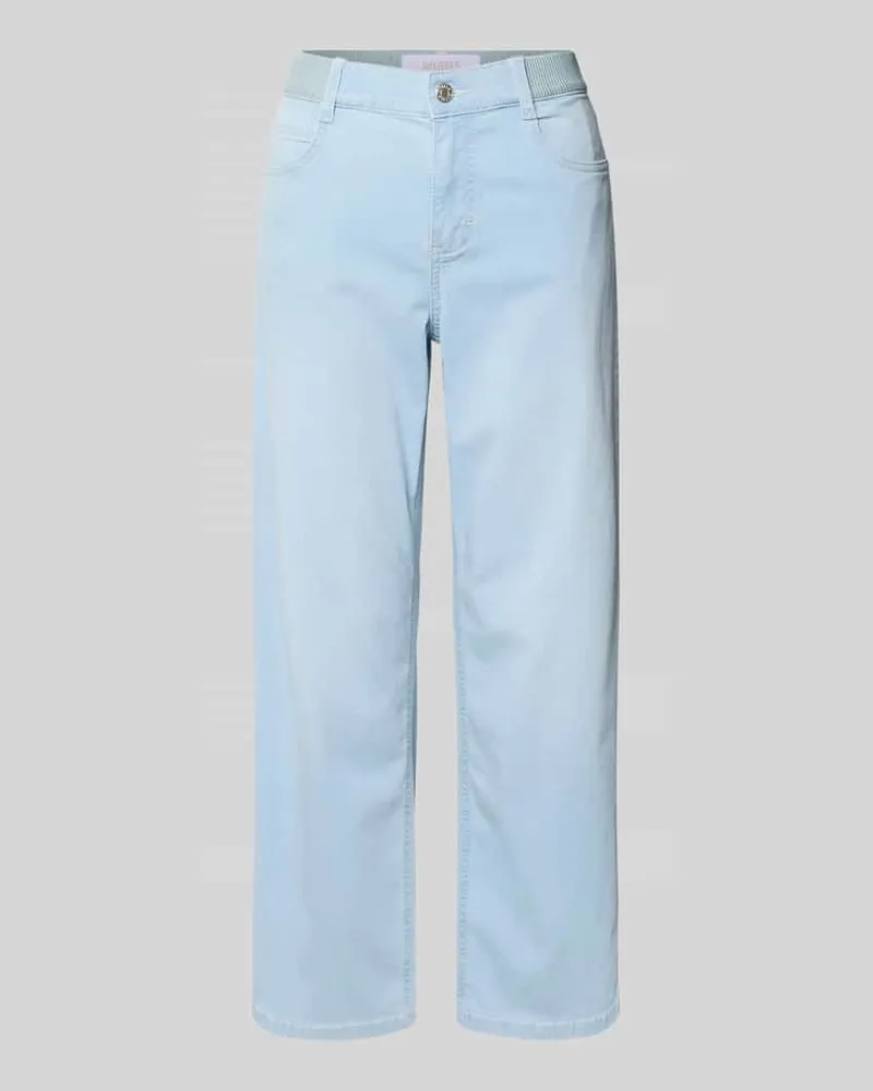 ANGELS  Caprijeans mit elastischem Bund Modell 'Linn Blau