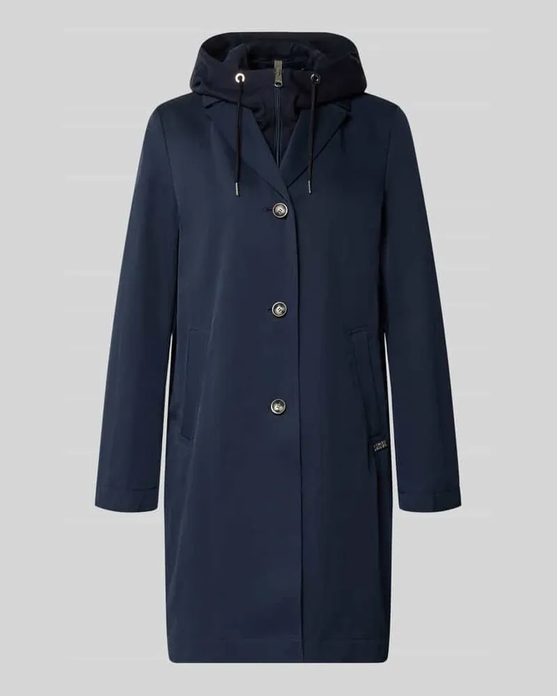 cinque Regular Fit Mantel mit Reverskragen Modell 'Miracle Dunkelblau