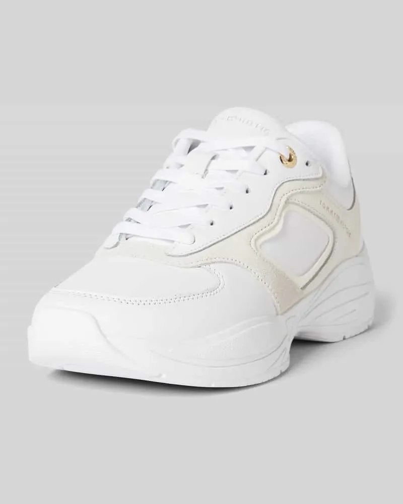 Tommy Hilfiger Sneaker mit Label-Detail Modell 'CHUNKY Weiss