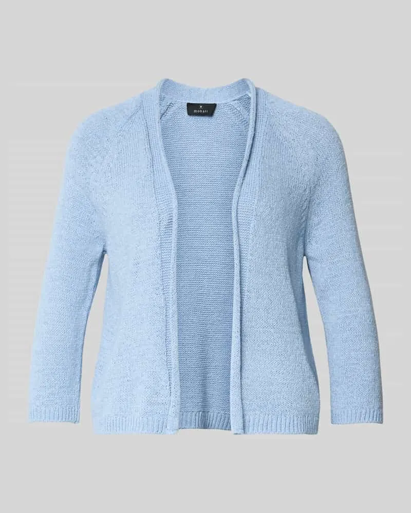 monari Cardigan mit offener Front Hellblau