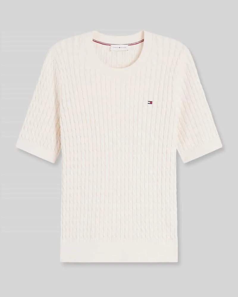 Tommy Hilfiger Regular Fit T-Shirt aus reiner Baumwolle Weiss