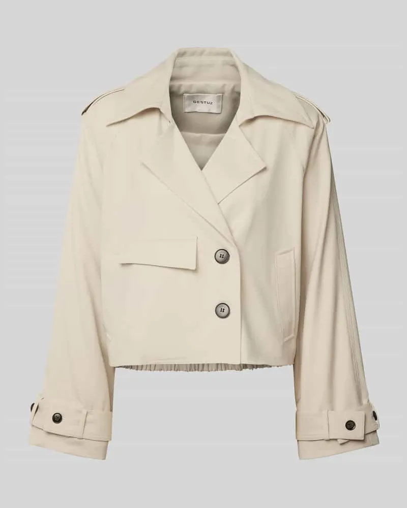 Gestuz Trenchcoat mit Viskose-Anteil Modell 'edina Beige