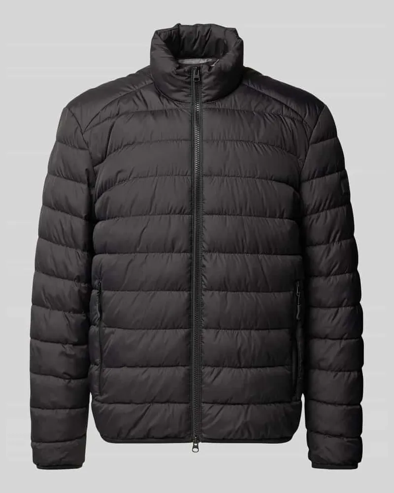 Marc O'Polo Steppjacke mit Label-Patch Black