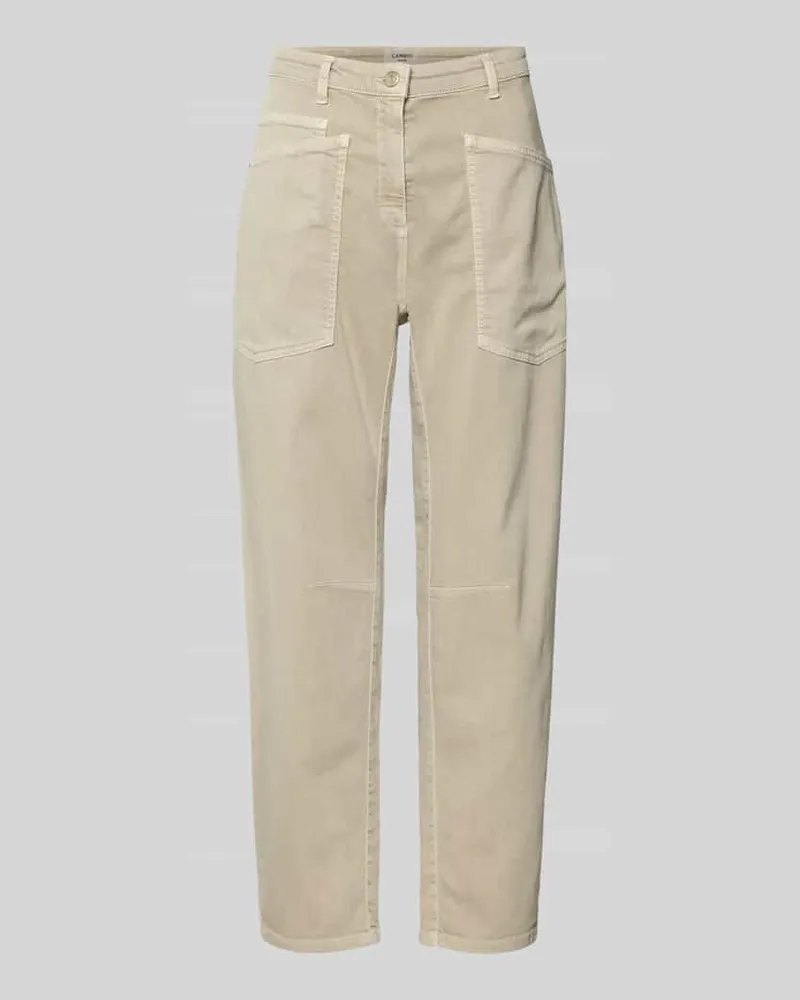 Cambio Barrel Fit Jeans aus Baumwoll-Mix Modell 'OCEAN Hellgruen