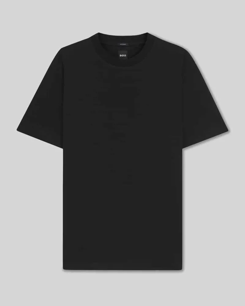 HUGO BOSS Regular Fit T-Shirt aus reiner Baumwolle Modell 'THOMPSON 432 Black