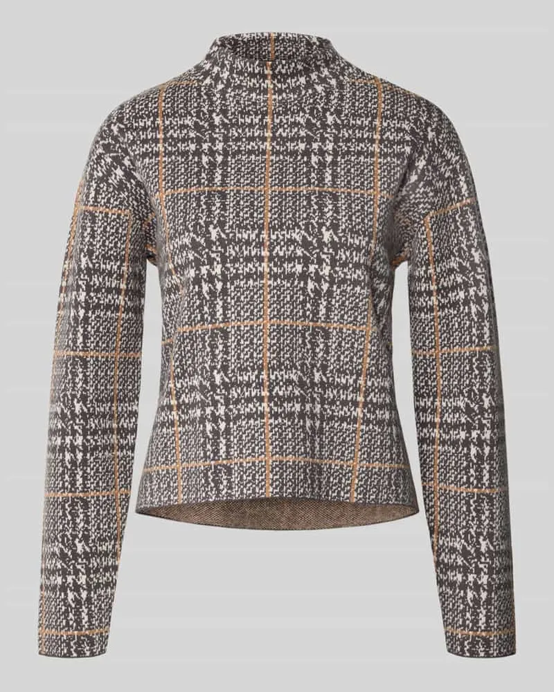 Betty Barclay Relaxed Fit Pullover aus Viskose-Mix Modell 'September Hellgrau