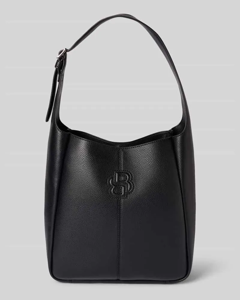 HUGO BOSS Henkeltasche in Lederoptik Modell 'ANETT Black
