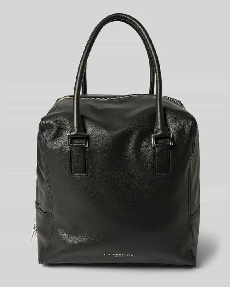 Liebeskind Handtasche aus Leder mit Label-Detail Modell 'KAYLA Black