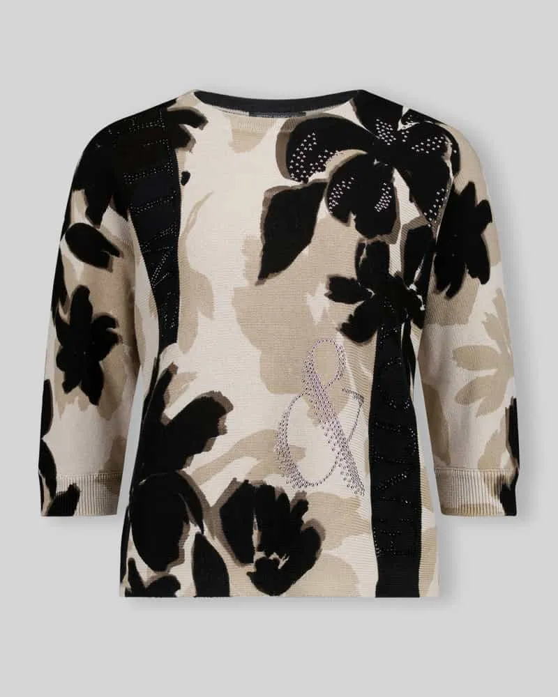 Betty Barclay Regular Fit Pullover aus reiner Baumwolle Sand