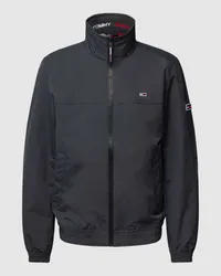 Tommy Hilfiger Bomberjacke in unifarbenem Design Anthrazit