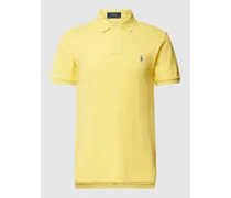 Slim Fit Poloshirt mit Logo-Stitching