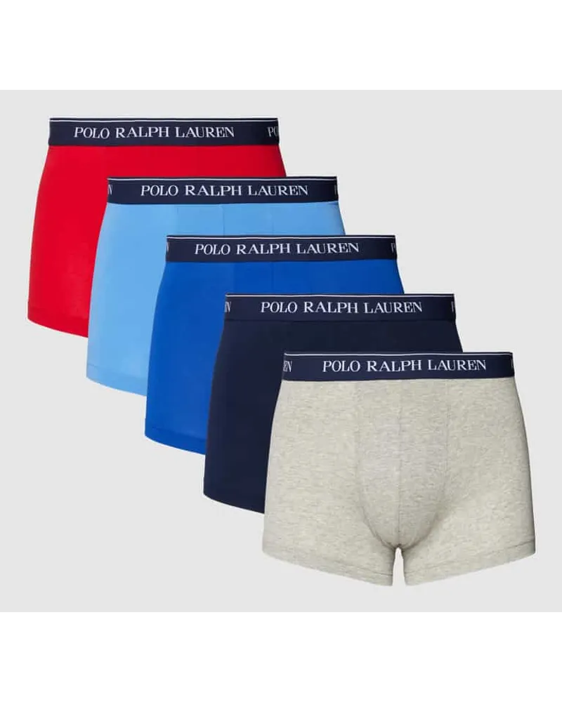 Ralph Lauren Trunks mit Label-Detail im 5er-Pack Rot