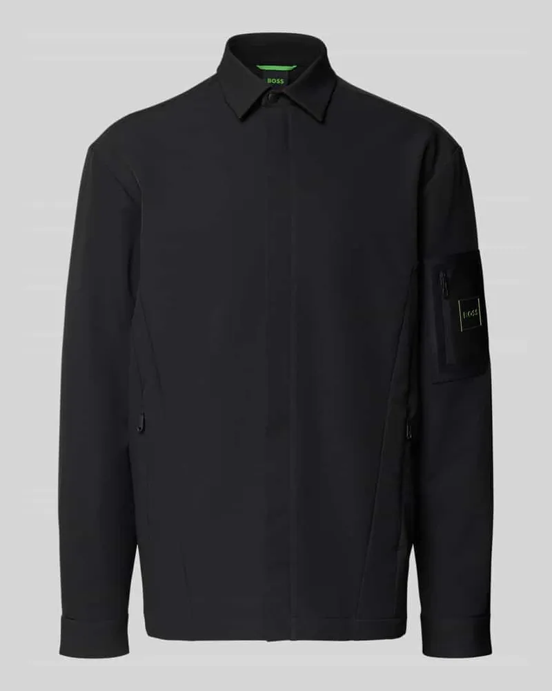HUGO BOSS Regular Fit Funktionsjacke aus wasserabweisendem Material Modell 'ST_EXPEDIT PADDED L Black