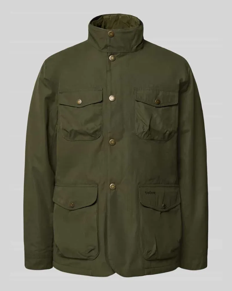 Barbour Regular Fit Funktionsjacke aus wasserdichtem Material Modell 'OGSTON Oliv