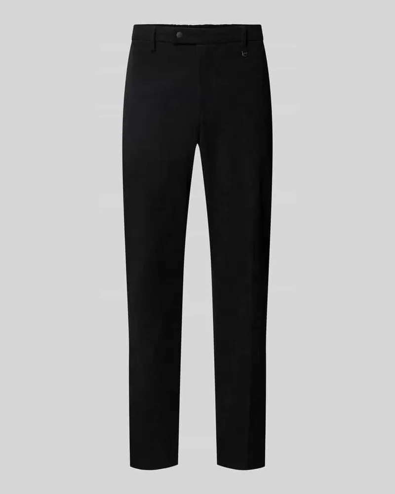 Antony Morato Regular Straight Fit Hose aus Feincord Modell 'CORA Black