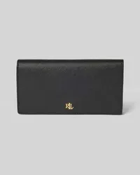 Ralph Lauren Lederportemonnaie mit Label-Applikation Black