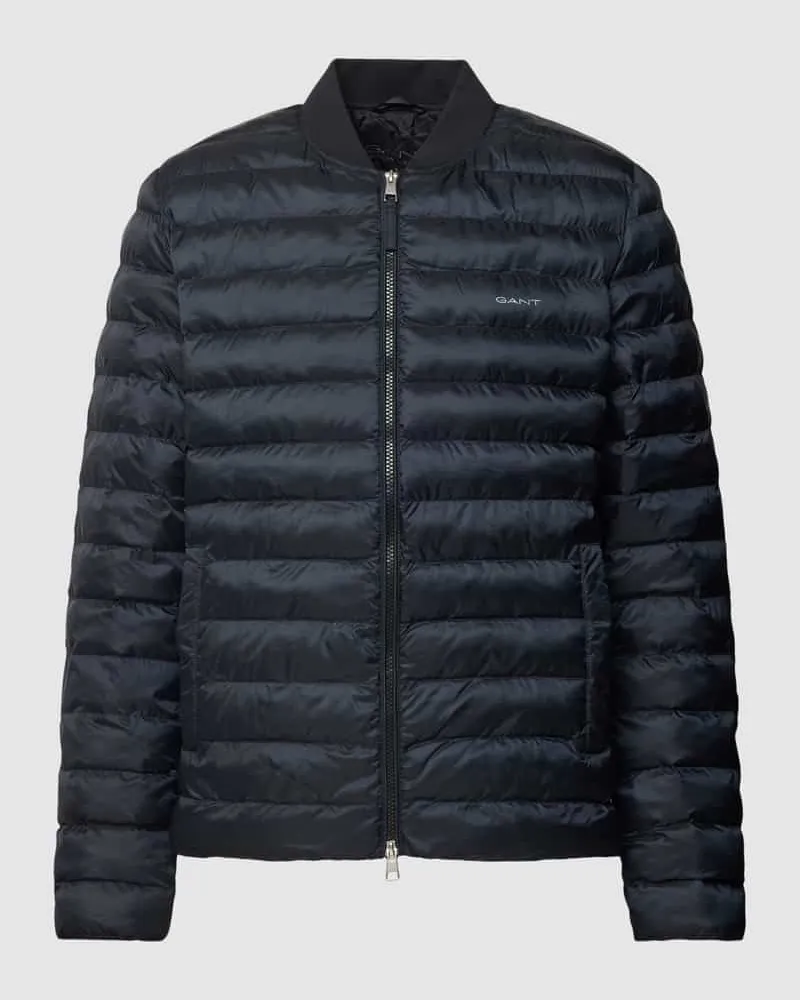 Gant Steppjacke mit Label-Print Black