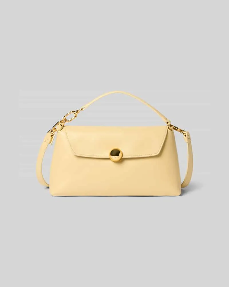 Furla Shoulder Bag aus echtem Leder Modell 'SFERA Hellgelb