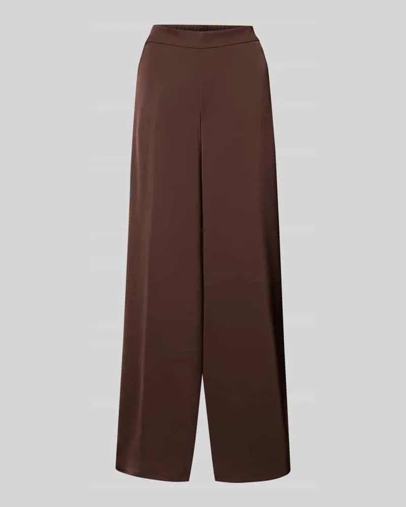 Vera Mont Stoffhose mit elastischem Bund Schoko