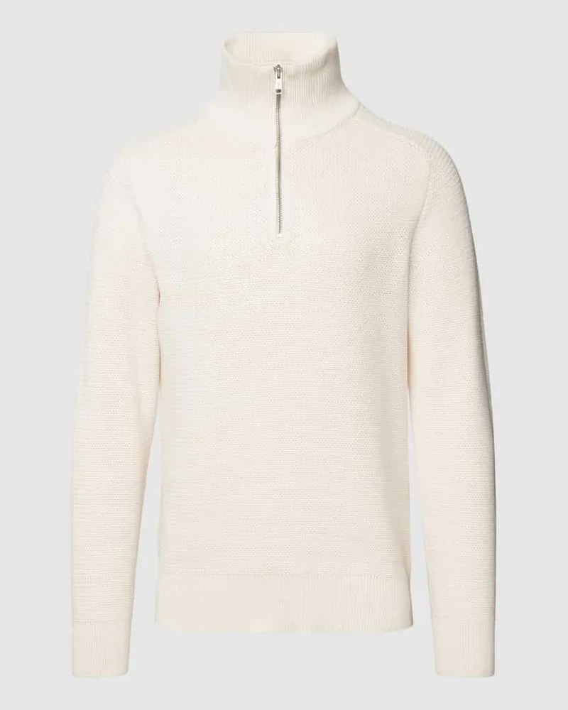 Marc O'Polo Troyer in Strick-Optik Offwhite