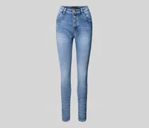 Skinny Fit Jeans mit Knopfleiste