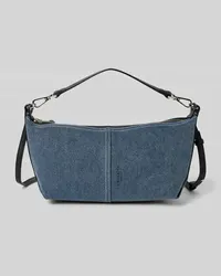 Liebeskind Handtasche mit Label-Print Modell 'Paris Jeansblau