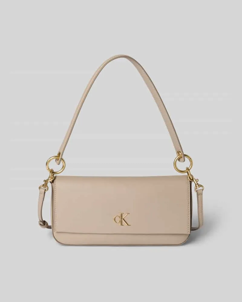Calvin Klein Handtasche mit Label-Detail Beige