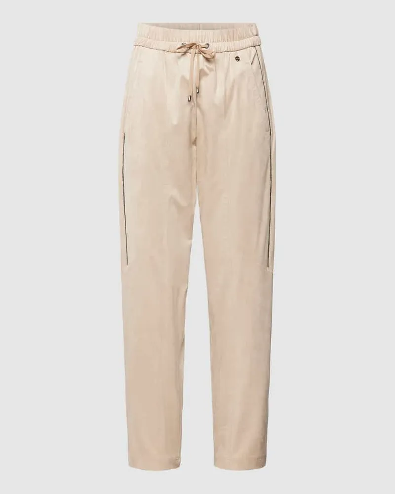 Marc Cain Hose mit elastischem Bund Modell 'RODHOS Sand