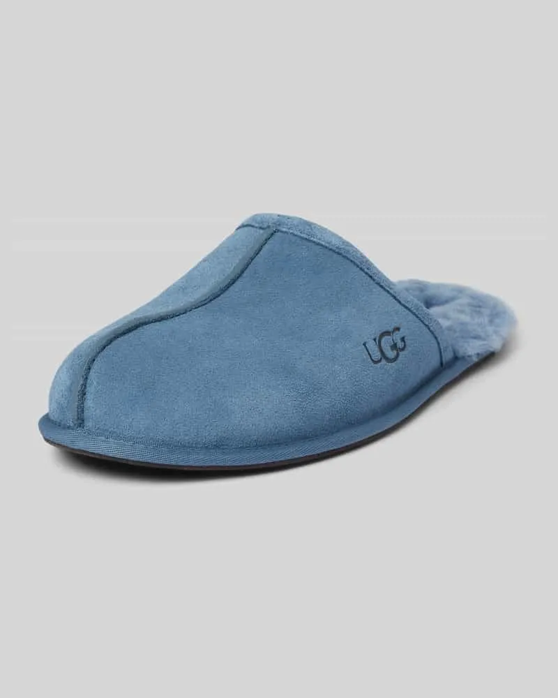UGG Slides aus Veloursleder Modell 'SCUFF Hellblau