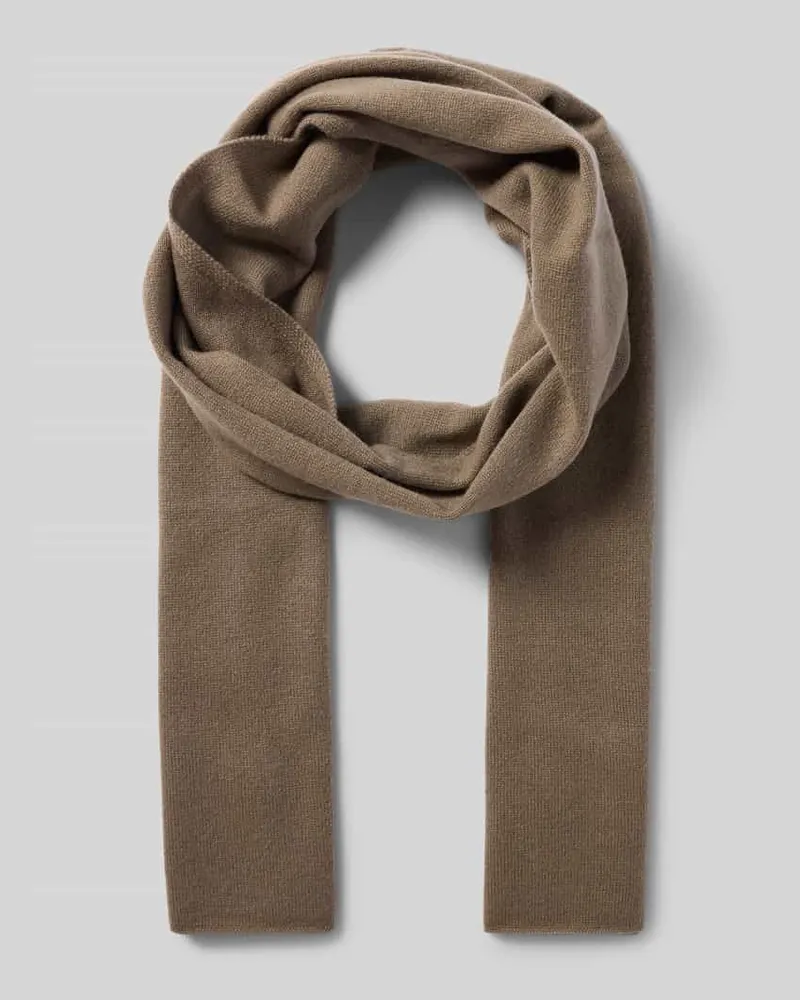 Roeckl Schal mit geripptem Abschluss Oliv