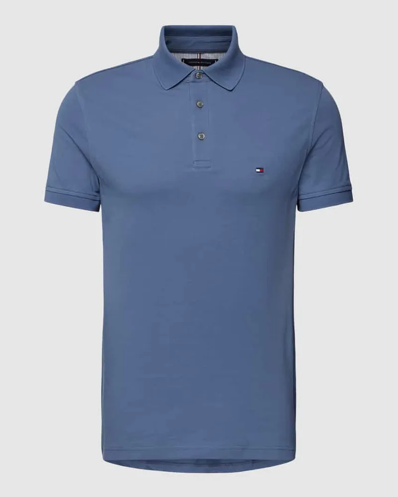 Tommy Hilfiger Slim Fit Poloshirt Modell '1985 Jeansblau