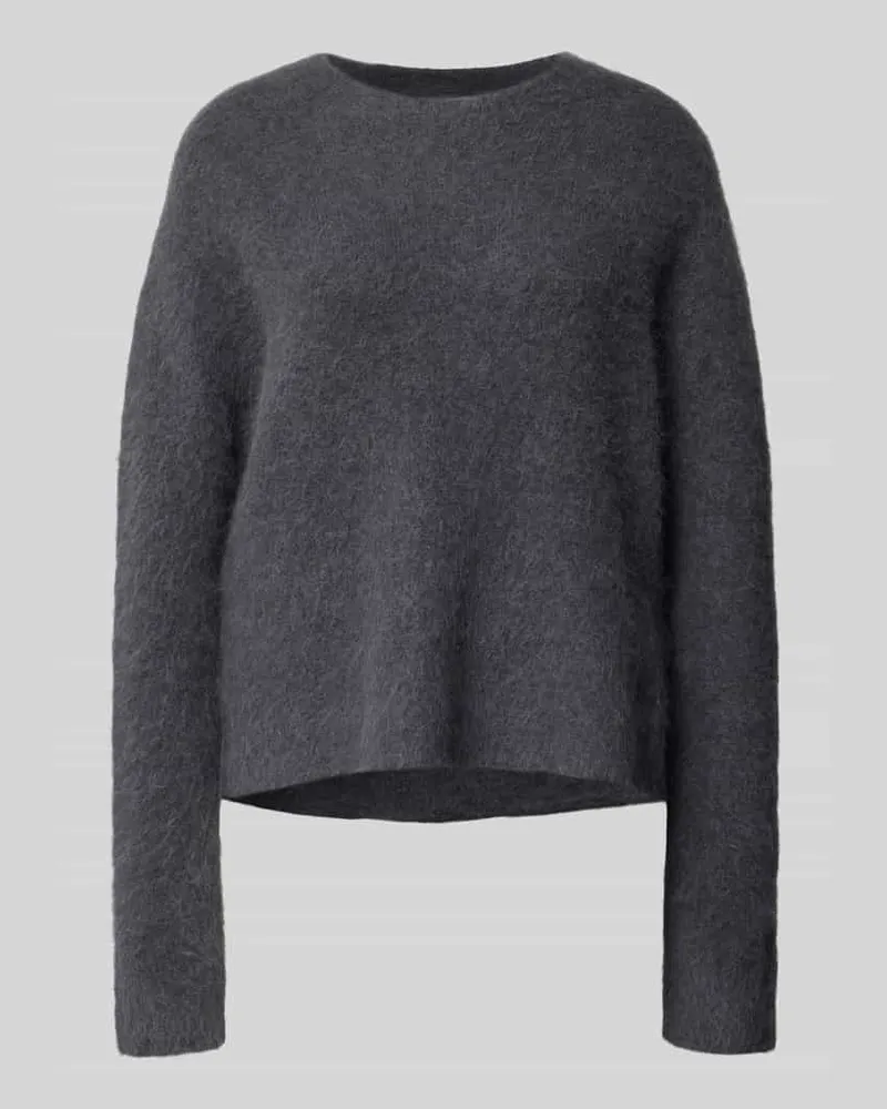 Juvia Wollpullover aus Alpaka-Woll-Mix Anthrazit