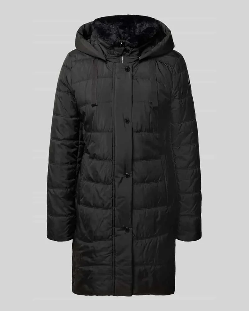 Fuchs Schmitt Mantel in Stepp-Optik Black