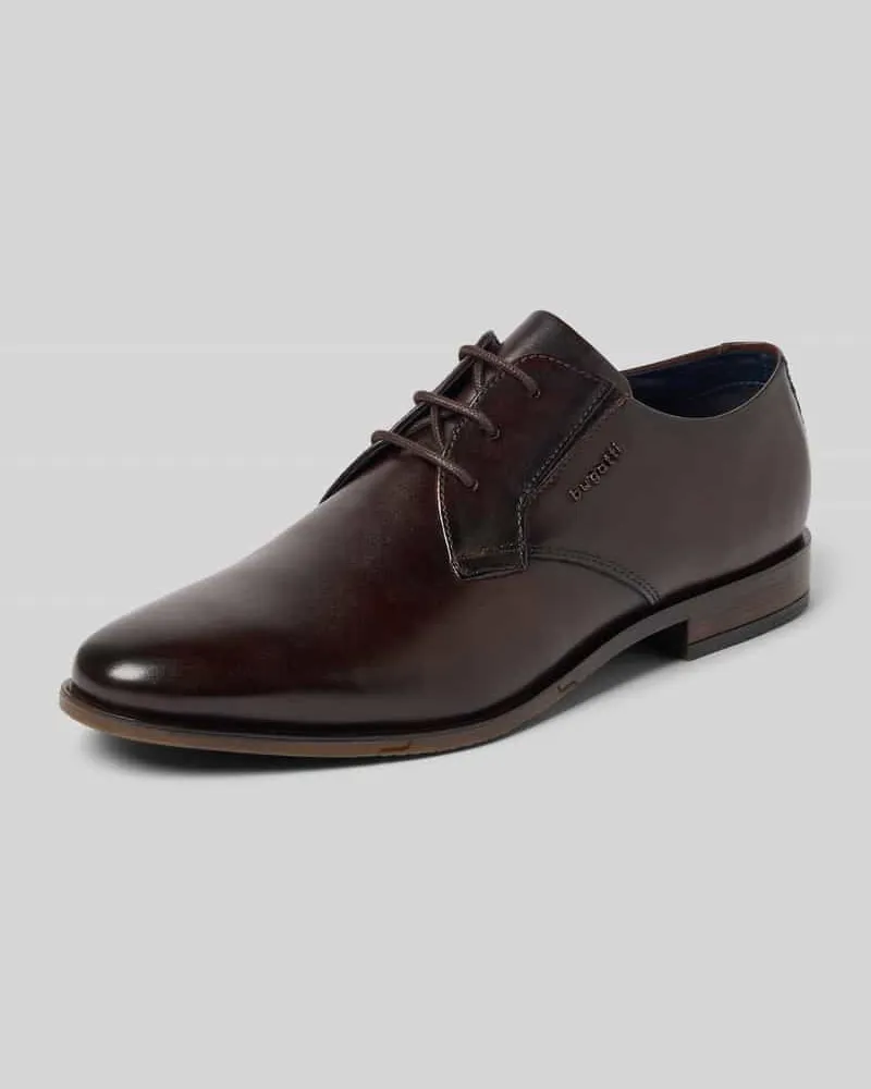 Bugatti Derby mit Label-Detail Modell 'Gapo Dunkelbraun