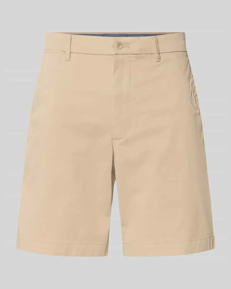 Tommy Hilfiger Chinoshorts aus Baumwoll-Mix Modell 'DOVER Beige