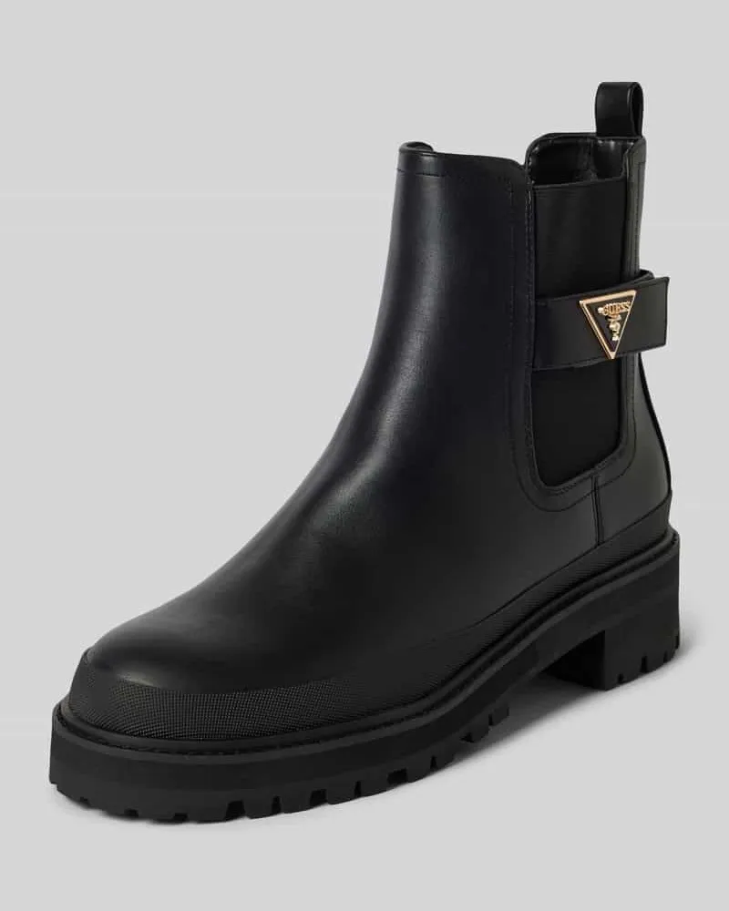 Guess Chelsea Boots mit Logo-Applikation Modell 'BENSLY Black