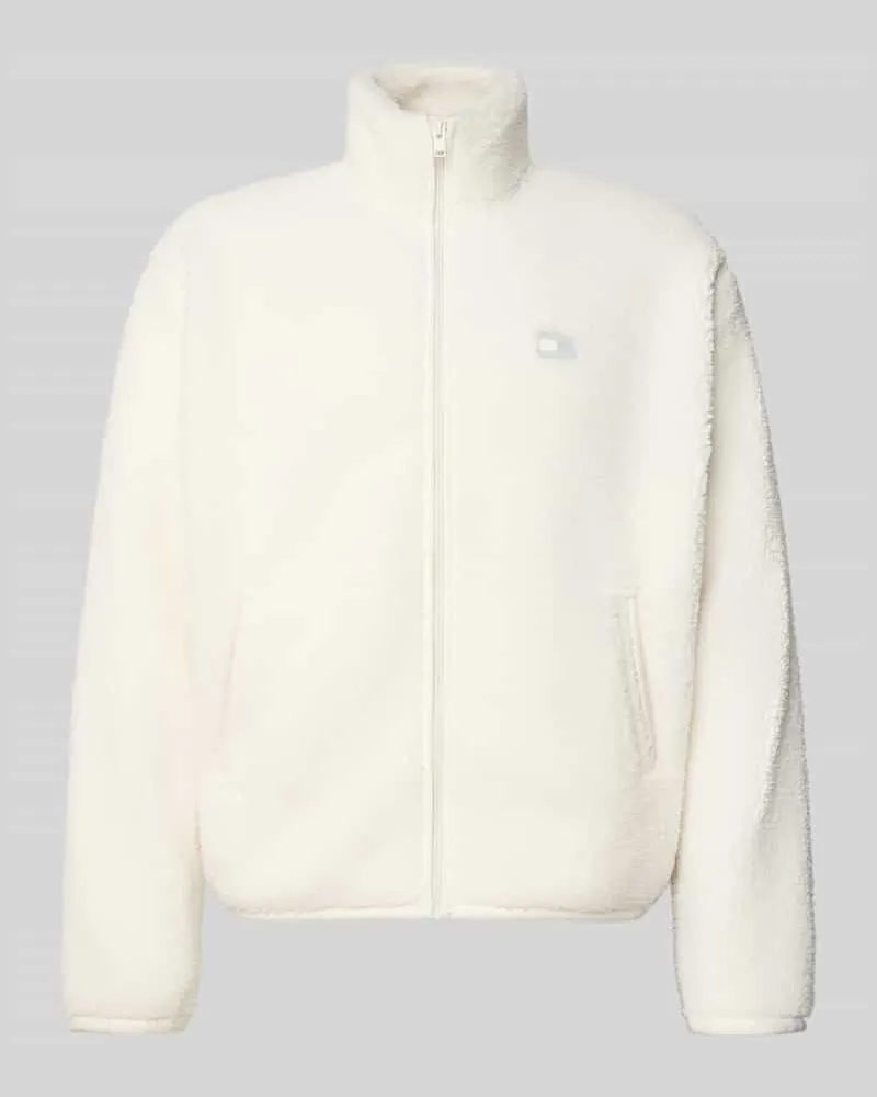 Tommy Hilfiger Relaxed Fit Jacke mit Teddyfell Offwhite