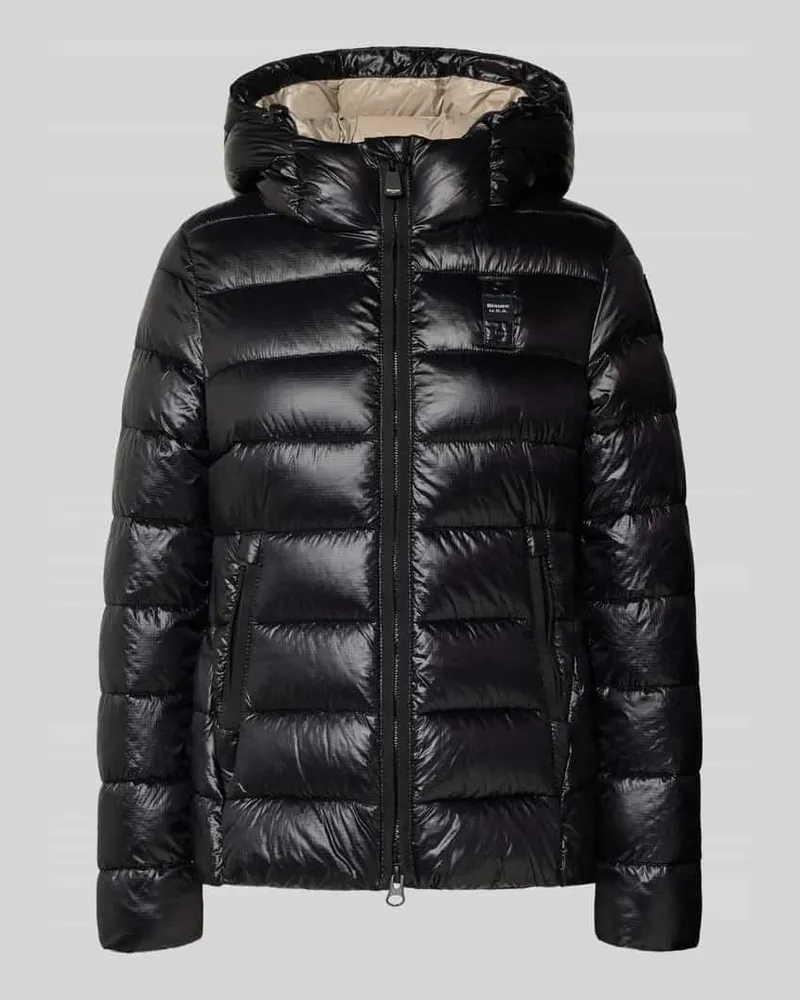 Blauer Steppjacke mit Zweiwege-Reißverschluss Modell 'CAROLL Black